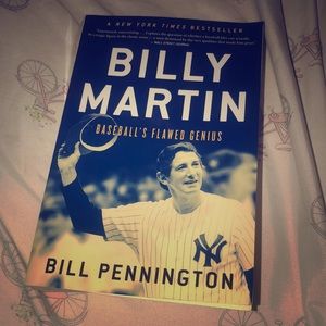 Brand new Billy Martin paper back book